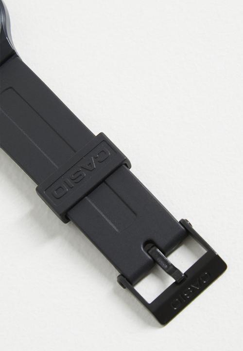Casio - 50M Resin Ana Date White Dia - Black