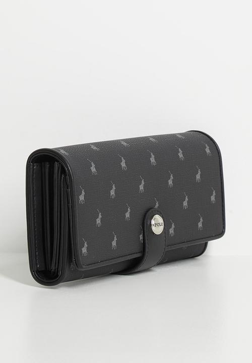 POLO - Iconic Trifold Purse - Black