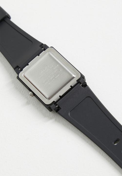 Casio - Analog Rect Black Slim Black - Black