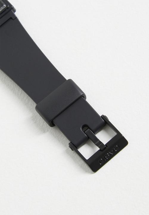 Casio - Analog Rect Black Slim Black - Black