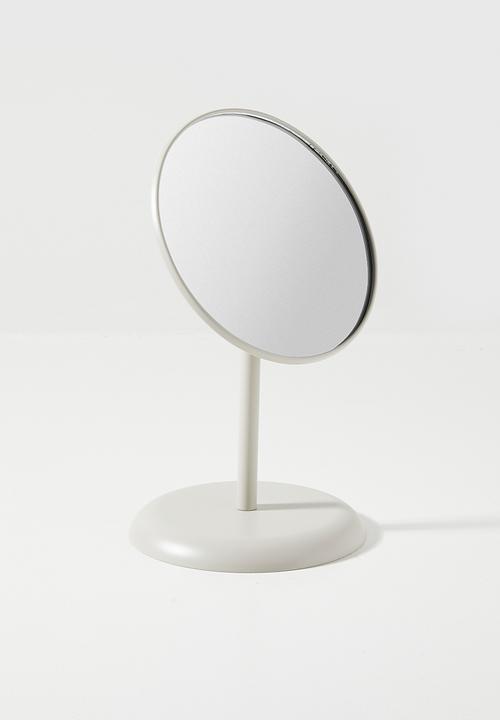 Bathroom Solutions - Freestanding Vanity Mirror - Grey