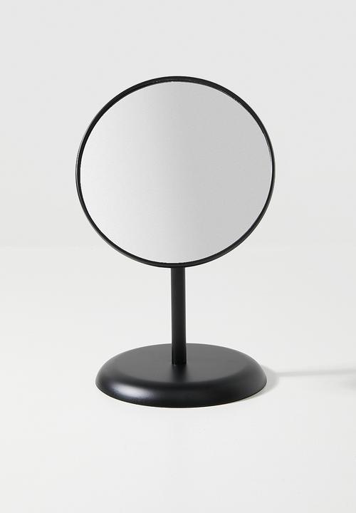 Freestanding Vanity Mirror - Black