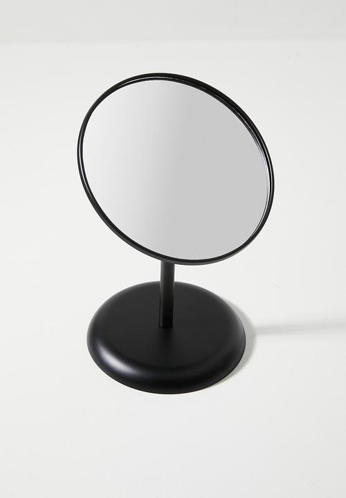 Bathroom Solutions - Freestanding Vanity Mirror - Black