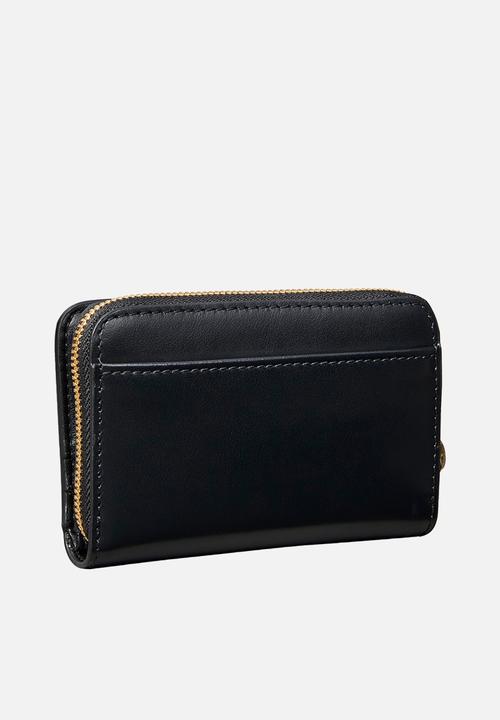 Calvin Klein - Ck medium flap zip around - black