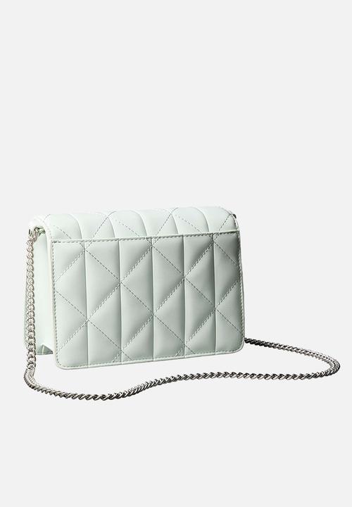 Calvin Klein - Quilted mini chain bag - whispering blue