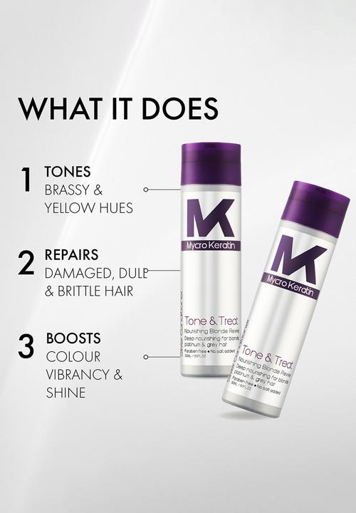 Mycro Keratin - Tone and Treat Silver Conditioner 250ml