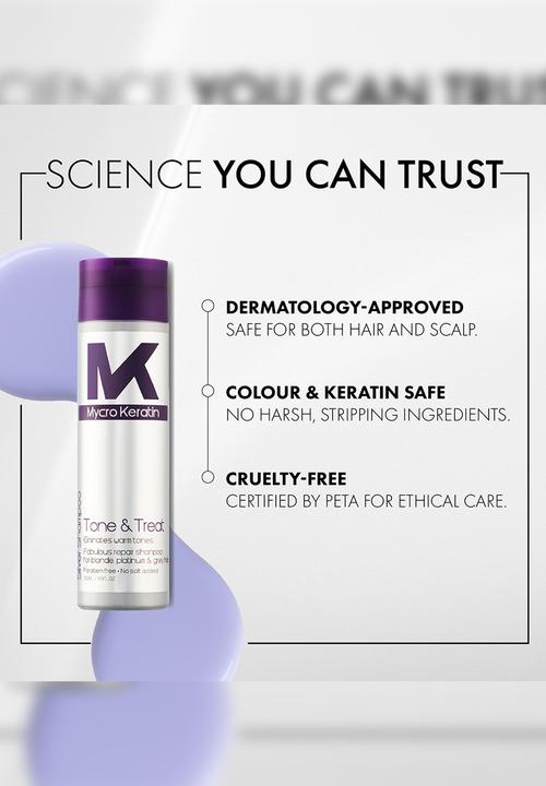 Mycro Keratin - Tone and Treat Silver Conditioner 250ml