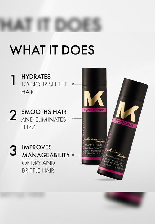 Mycro Keratin - Madame Madame Smoothing Shampoo 250ml