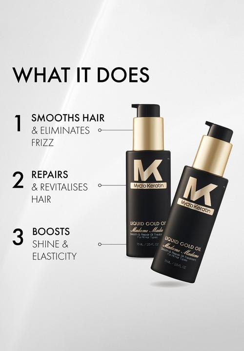 Mycro Keratin - Madame Madame Liquid Gold Smoothing Serum 50ml