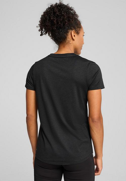 PUMA - W Tad Essential Heather Tee - Puma Black Heather