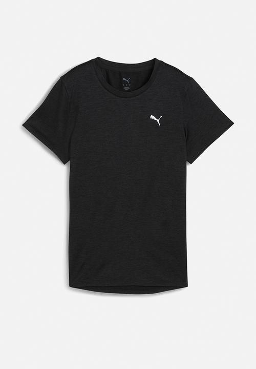 PUMA - W Tad Essential Heather Tee - Puma Black Heather