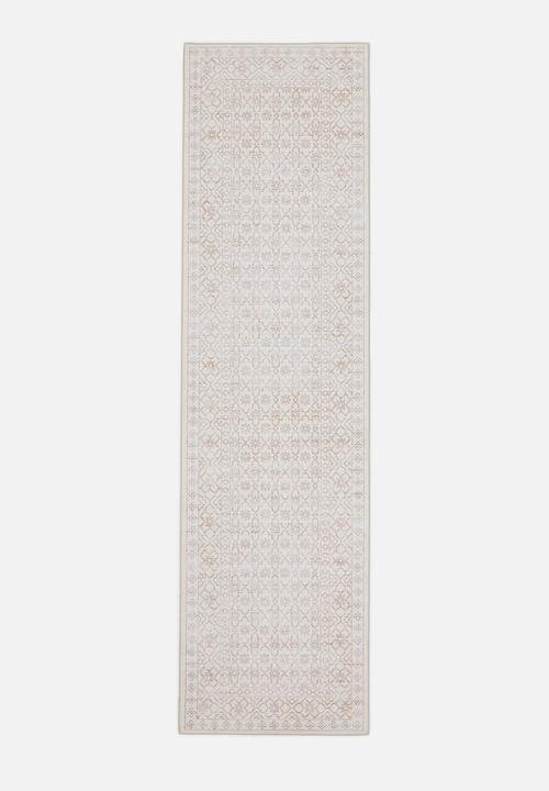 Verla Geometric Runner - Natural
