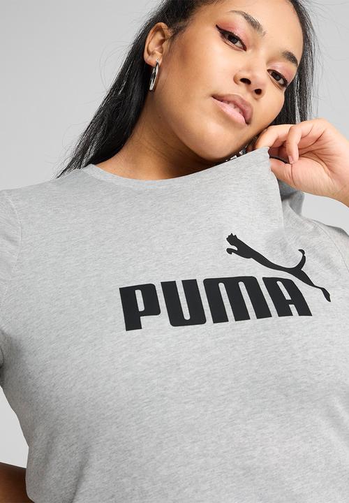 PUMA - Plus Ess No. 1 Logo Tee Light Gray Heather - Light Gray Heather