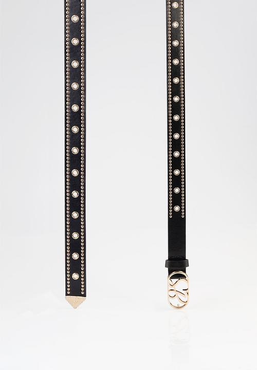 SISSY BOY - Studded belt - black