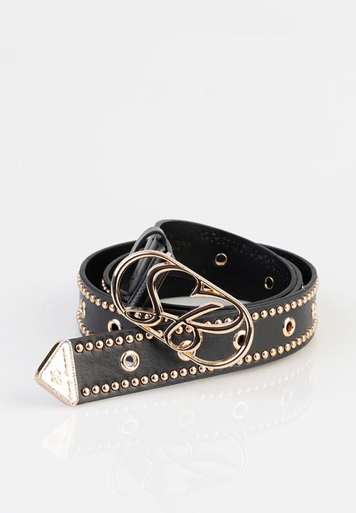 SISSY BOY - Studded belt - black