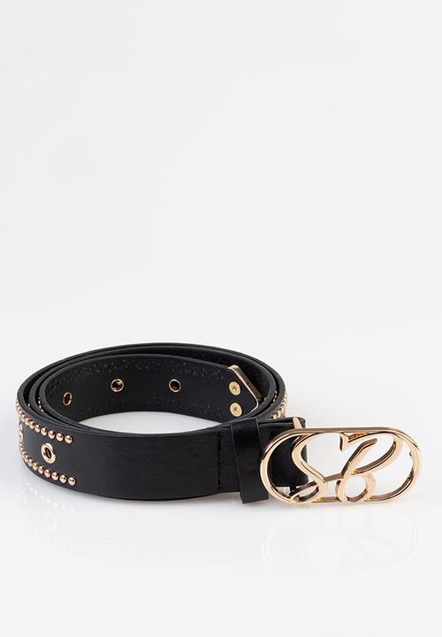 SISSY BOY - Studded belt - black
