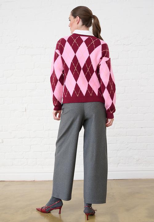 Me&B - Barrel Ponti Pants - Charcoal