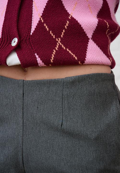 Me&B - Barrel Ponti Pants - Charcoal