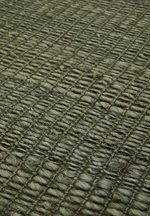 Sixth Floor - Boston Jute Runner - Olive