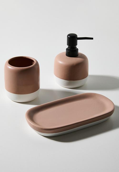Bathroom Solutions - Urban 3pc bathroom acc set - Petal