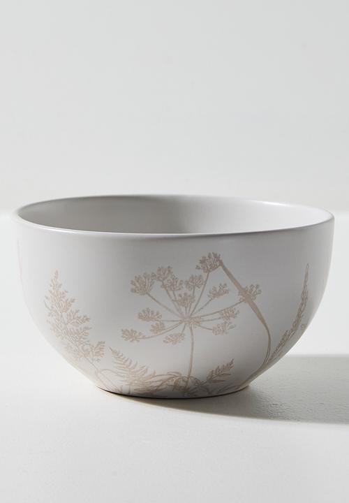 Excellent Houseware - Flora bowl set of 4 - Natural