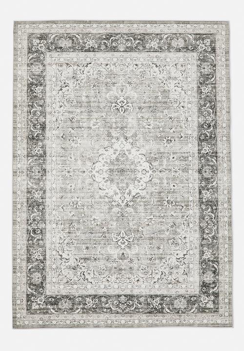 Brisbane Seren Antique Rug - Grey