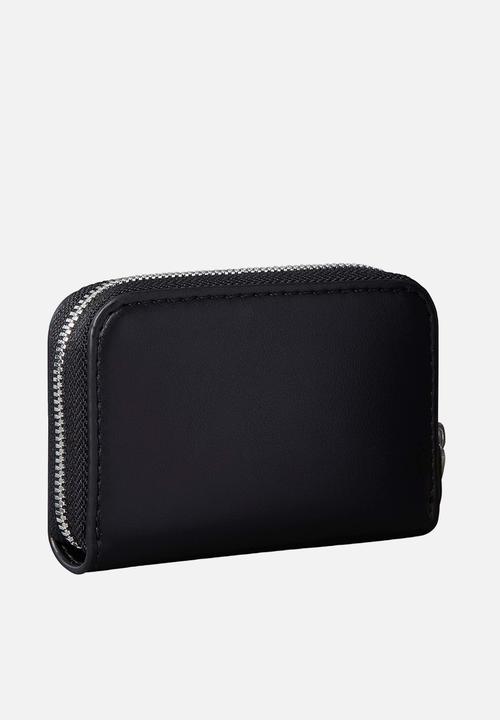 Calvin Klein - Bold ck medium zip around - black/white