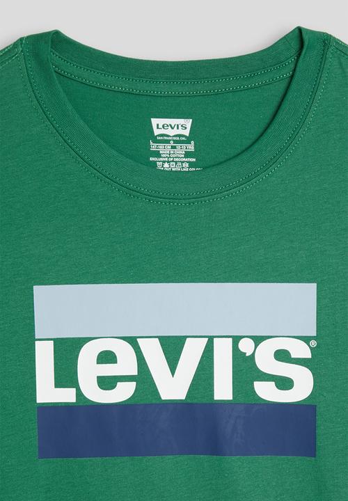 Levi’s® - Lvb Batwing Tee - Pumice Stone - Levis Pine Green
