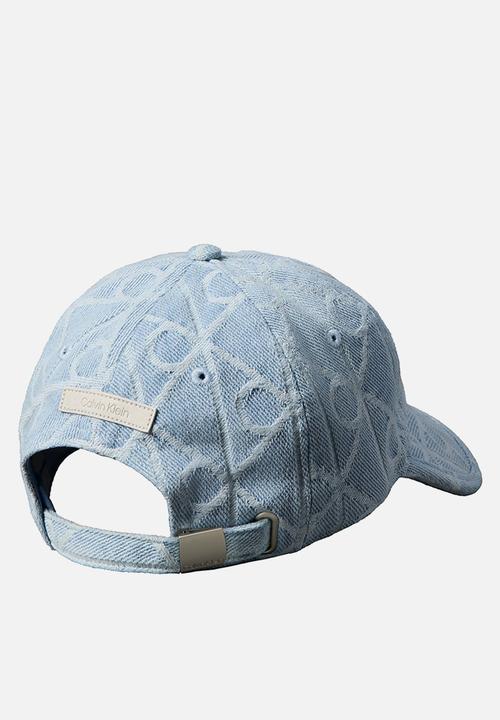 Calvin Klein - Aop jacquard denim bb cap - light wash