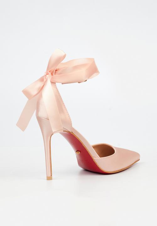 Miss Black - Lola 69 closed toe ankle strap - pink