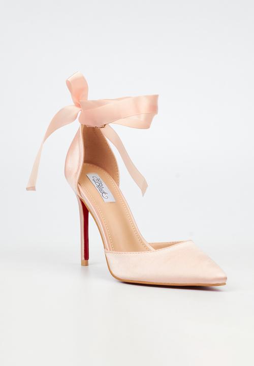 Miss Black - Lola 69 closed toe ankle strap - pink