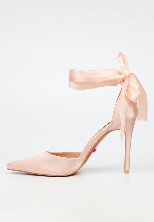 Miss Black - Lola 69 closed toe ankle strap - pink
