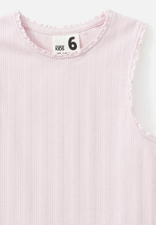 Cotton On - Eleanor Tank - Tea Party Pink