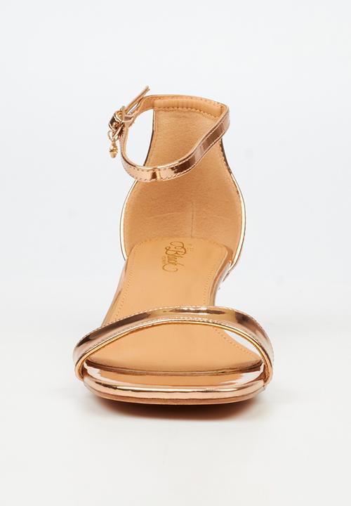 Miss Black - Haze 2 open toe ankle strap - rose gold