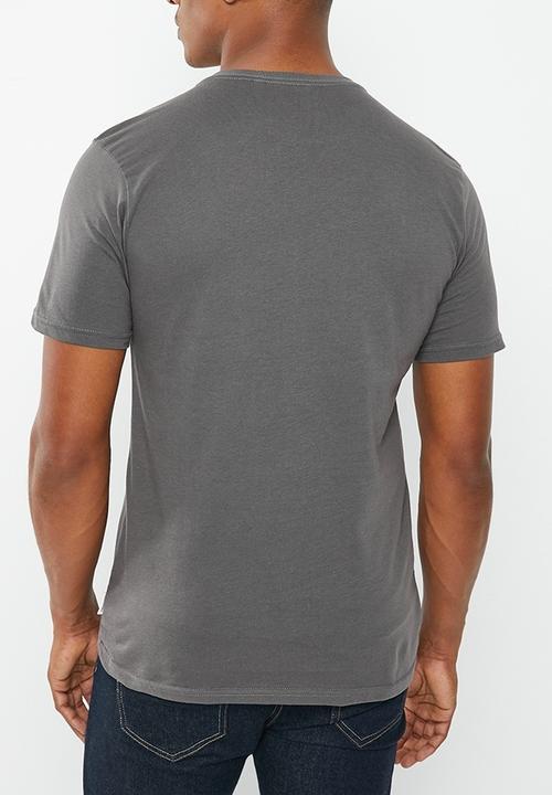Ben Sherman - ESSENTIAL TARGET TEE - CHARCOAL