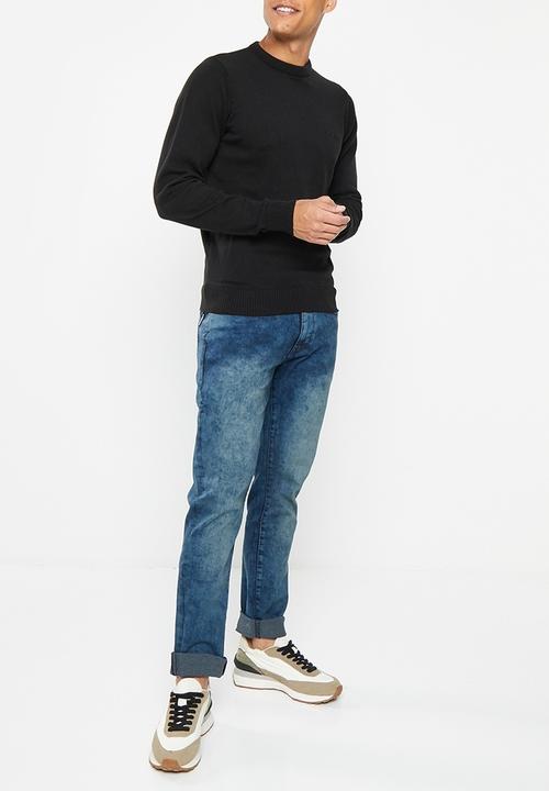 Ben Sherman - Crew neck knit - black