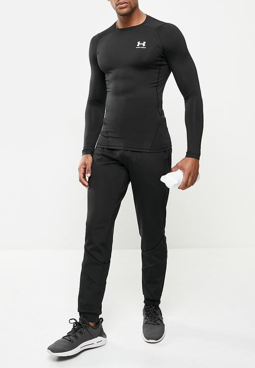 Under Armour - Ua hg armour comp long sleeve  - black