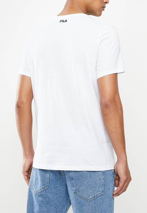 FILA - Mono deckle T-shirt - white