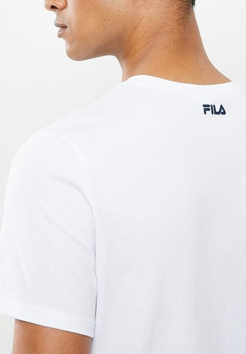 FILA - Mono deckle T-shirt - white
