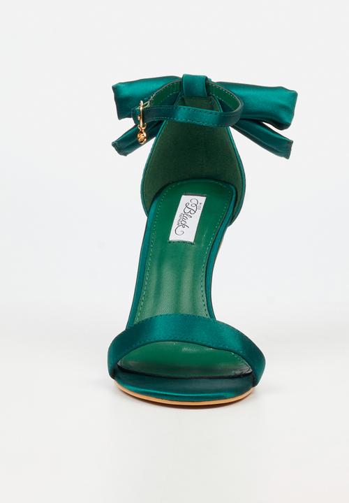 Miss Black - Jazz 43 open toe ankle strap - green