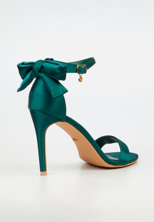Miss Black - Jazz 43 open toe ankle strap - green