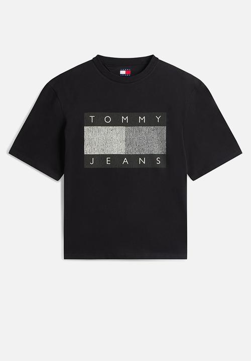 Tommy Hilfiger - Tjm 90S Distressed Flag Tee - Black