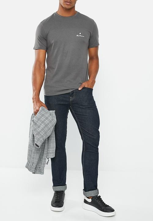 Ben Sherman - ESSENTIAL TARGET TEE - CHARCOAL