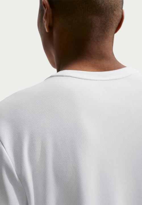 Nike - Miler  Dri-FIT Short-Sleeve Running Top - White/Reflective Silver