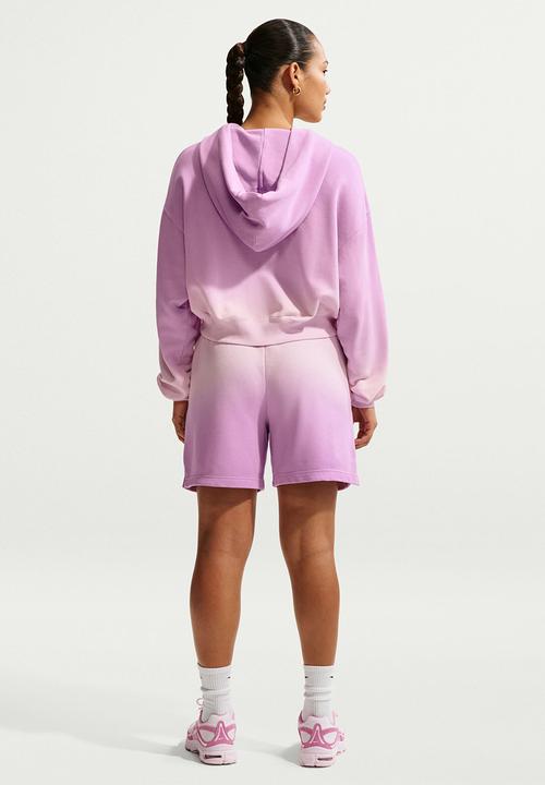 Nike - W Nsw Phnx Flc Mr Dip Short - Pink Foam/Lt Magenta/Lt Magenta