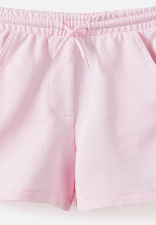 Cotton On - Kelcey Short - Tea Party Pink/Varsity Red