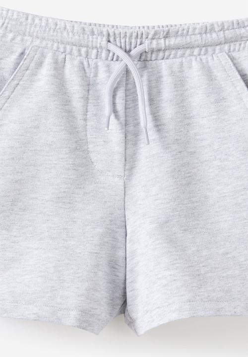 Cotton On - Kelcey Short - Grey Marle/Tea Party Pink