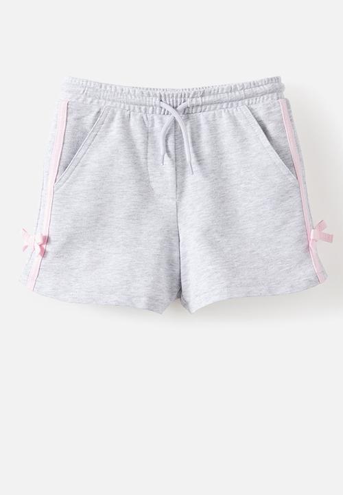 Cotton On - Kelcey Short - Grey Marle/Tea Party Pink