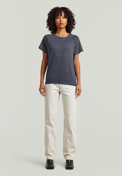 G-STAR - G-straight wmn - beached faded vivianite grey