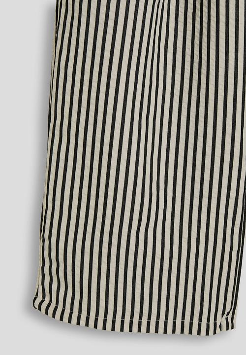 Pop Candy - Striped wide leg pants - dutch white